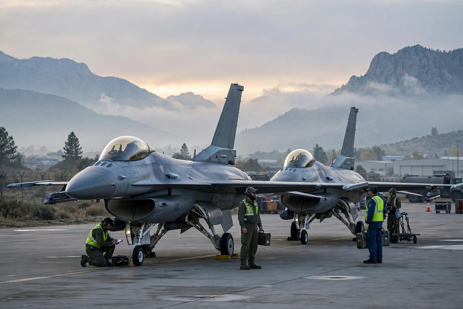 Taiwan receives first two US-made F-16V Block 70 fighter jets — illustrative AI-generated image