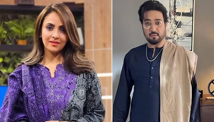 Actress Nadia Khan and veteran actor Saud